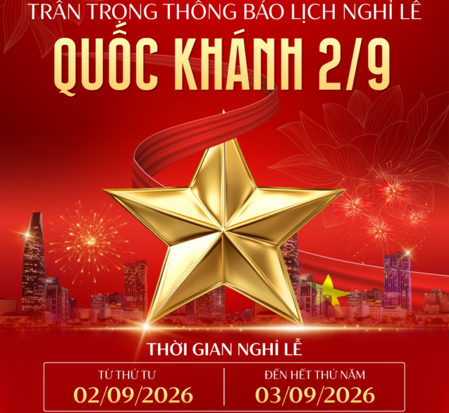 TB Nghỉ Lễ Quốc Khánh 29